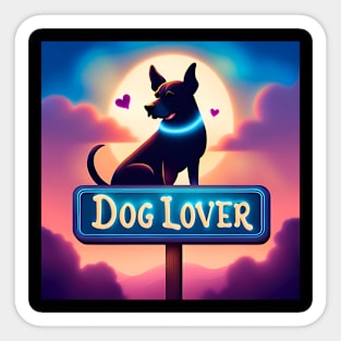 Dreamy Dog Lover Sticker